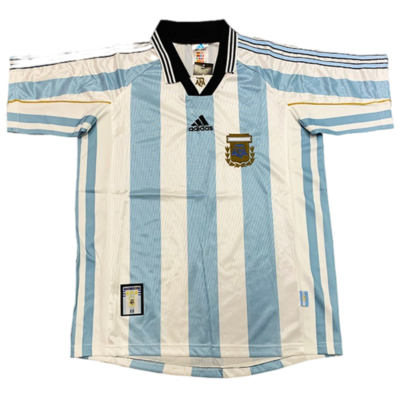 アルゼンチン代表ホームユニフォーム1998 ヴィンテージジャージ Top W 2