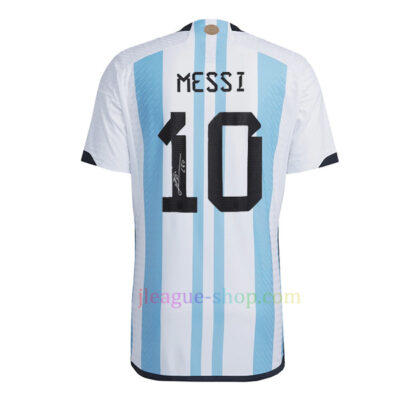 アルゼンチン代表 三つ星ホームユニフォーム2022/23リオネル・メッシサインプレイヤーバージョン FIFA 2022 Top W 2