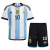 アルゼンチン代表ホーム三つ星2022/23リオネル・メッシサインキッズ FIFA 2022 Top W 7